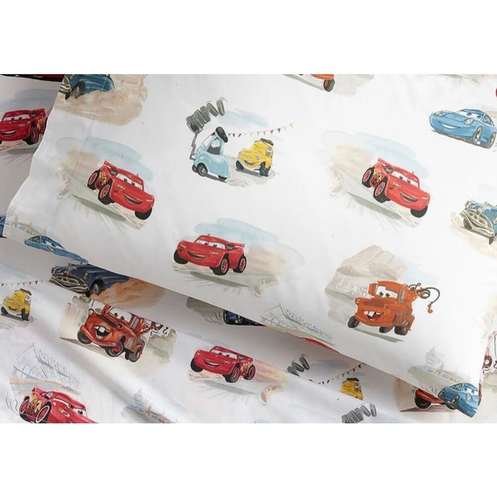 Pottery Barn Kids Cars Pillow Case (1)